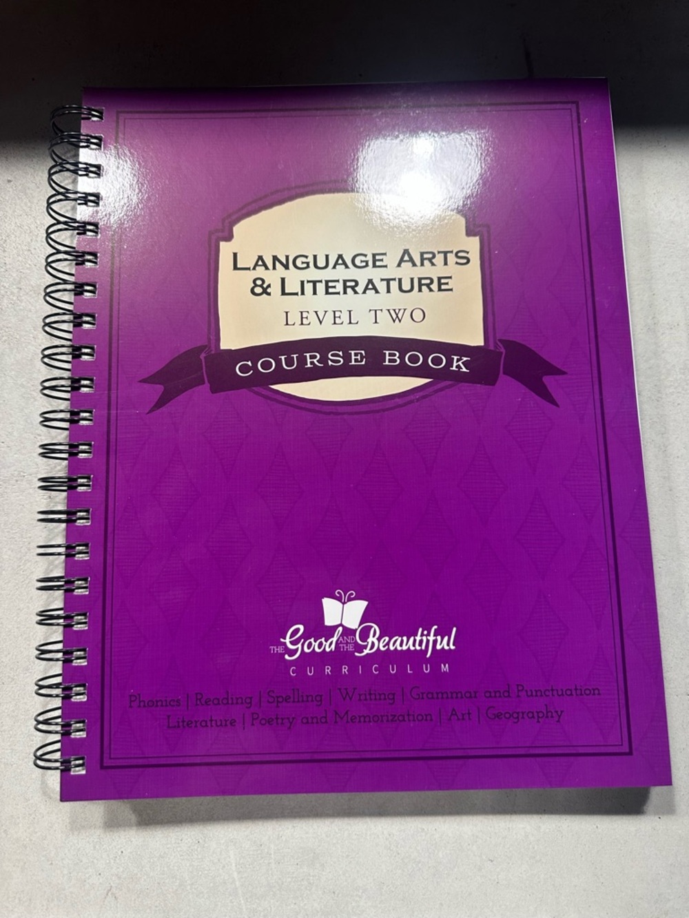 Language Arts & Literature Level Two Course Book - Purple